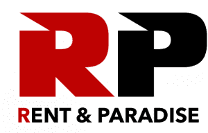 rent and paradise logo